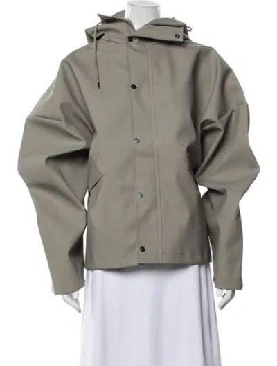 Pre-owned Rains Jacket W/ Tags In Gray