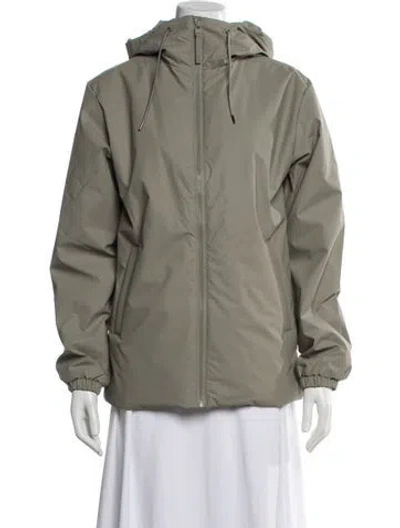 Pre-owned Rains Jacket W/ Tags In Green