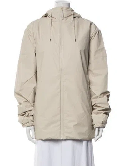 Pre-owned Rains Jacket W/ Tags In Neutral