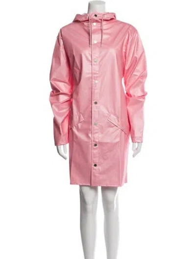 Pre-owned Rains Jacket W/ Tags In Pink
