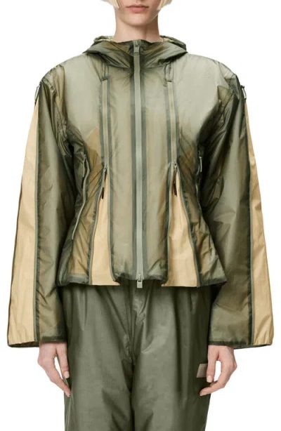 Rains Kauto Vision Waterproof Insulated Curve Jacket In Drift