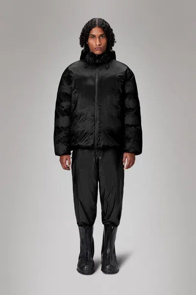 Rains Kevo Puffer Jacket In Black