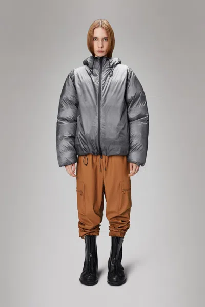 Rains Kevo Puffer Jacket In Gray