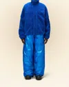 Rains Kofu Fleece Bomber In Waves In Multi