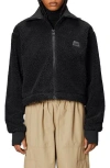 Rains Kofu Short Fleece Jacket In Black