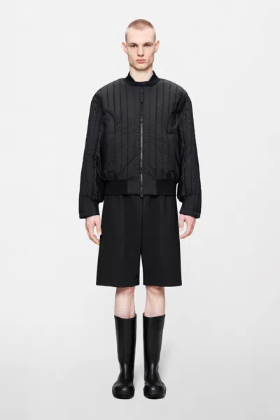 Rains Koya Vision Bomber Jacket In Black