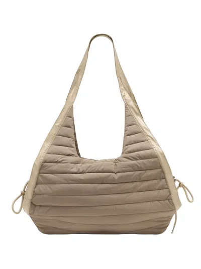 Rains Koya Vision Quilted Shoulder Bag In Neutral