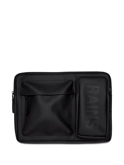 Rains La Texel 16"zipped Laptop Case In Black