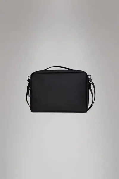 Rains Water Resistant Laptop Bag In Black