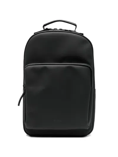 Rains Large Pocket Backpack In Black