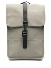 Rains Large Rolltop Rucksack Backpack In Green