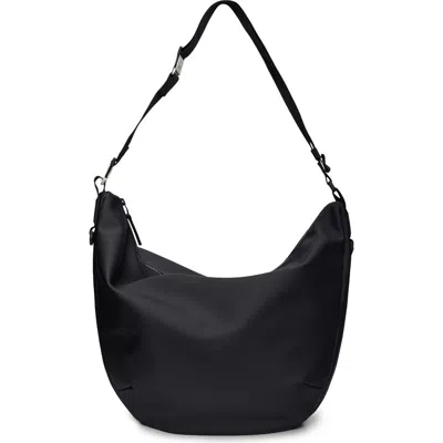 Rains Large Valera Waterproof Shoulder Bag In Black