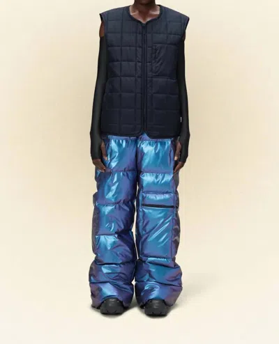 Rains Liner Vest In Navy In Blue