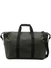 Rains Logo-debossed Waterproof Holdall In Green