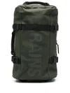 Rains Logo-print Faux-leather Travel Bag In Green