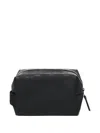 Rains Logo-print Wash Bag In Black