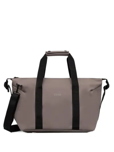 Rains Logo-print Luggage Bag In Gray