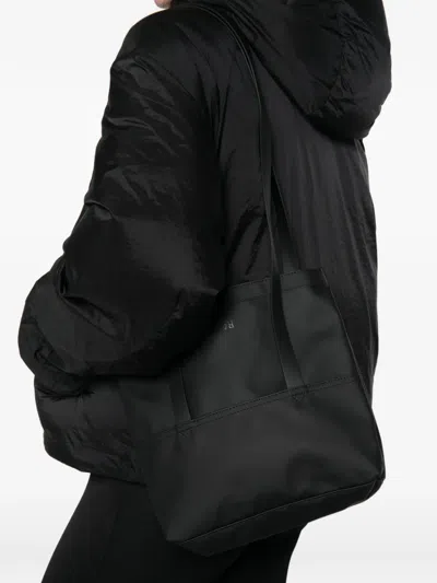 Rains Logo-print Shoulder Bag In Black