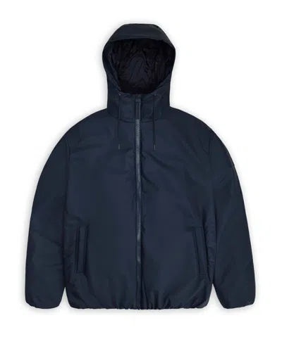 Rains Lohja Insulated Jacket Navy In Blue