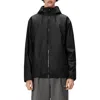 Rains Lohja Insulated Rain Jacket In Black