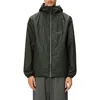 Rains Lohja Insulated Hooded Zip Jacket In Green
