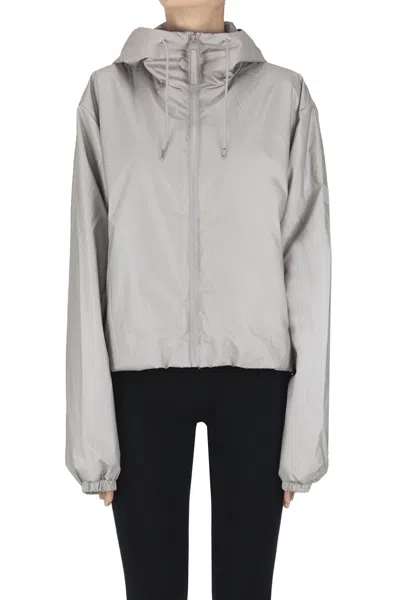 Rains Lohja Insulated Short Jacket In Gray