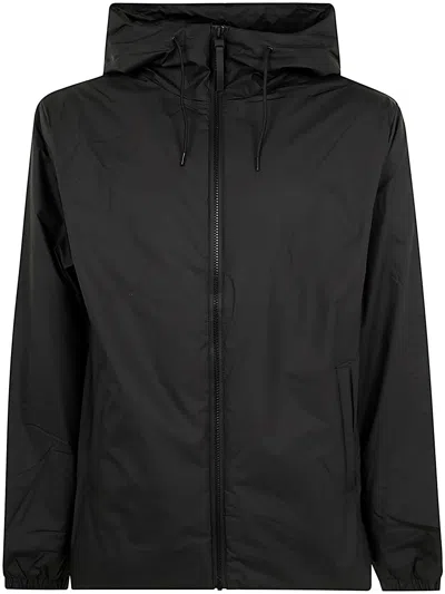 RAINS LOHJA JACKET RAIN-COAT,RA15770 095 BLA BLACK