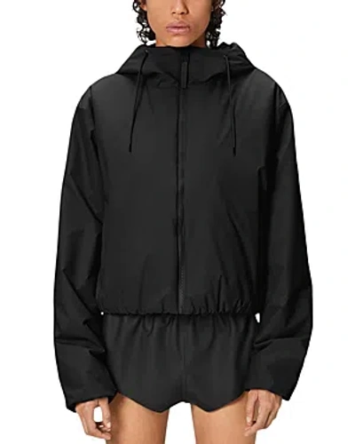 Rains Lohja Shirt Jacket In Black