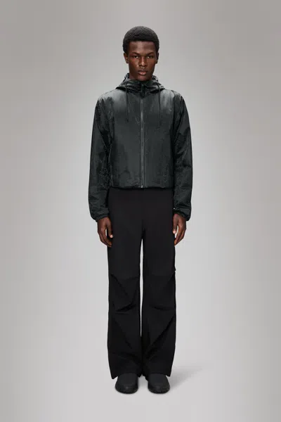 Rains Lohja Short Insulated Jacket In Black
