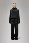 Rains Lohja Short Insulated Jacket In Black