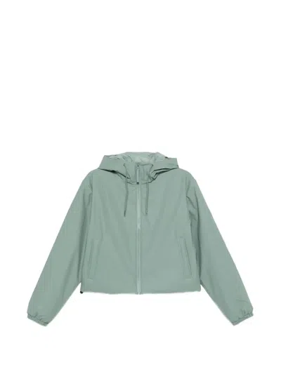 Rains Lohja Short Jacket In Green