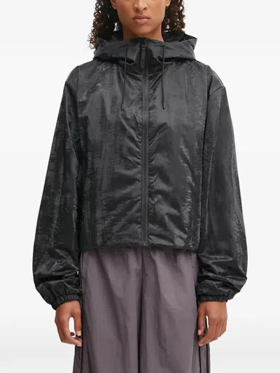 Rains Lohja W3t1 Hooded Zip-up Jacket In Black