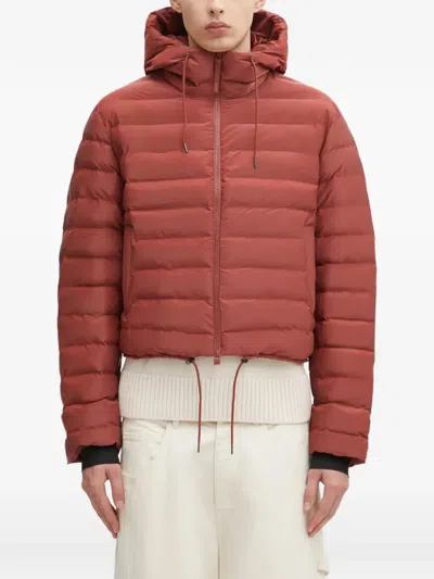 Rains Lohja W3t2 Hooded Padded Jacket In Red