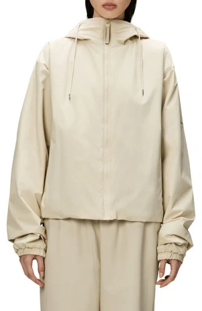 Rains Lohja Water Resistant Insulated Rain Jacket In Neutral
