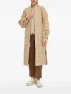 Rains Long-sleeve Quilted Jacket In Neutral