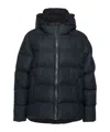 Rains Black Alta Puffer Jacket In Black