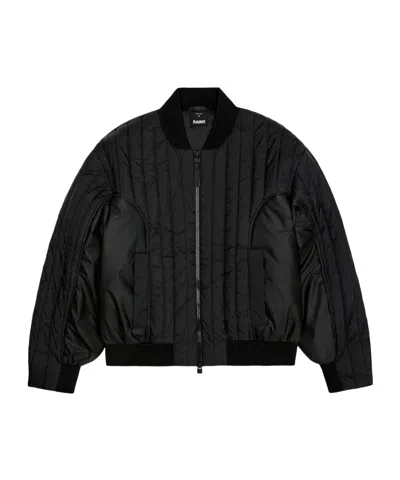 Rains Long-sleeve Casual Jacket In Black