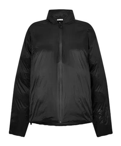 Rains Long-sleeved Casual Jacket In Black