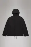 Rains Male Suva Hardshell Cargo Jacket In Black