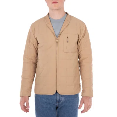 Rains Men's Beige Giron Liner Jacket In Neutral