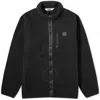 Rains Yermo Fleece Jacket In Black