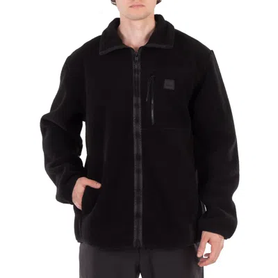 RAINS MEN'S BLACK YERMO FLEECE JACKET