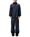 Rains Male Fishtail Jacket In Navy
