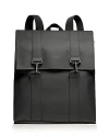 Rains Black Msn Backpack In Black