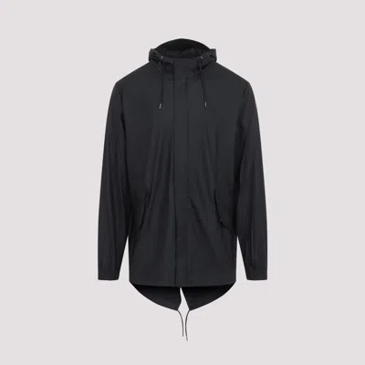 Rains Men's Fishtail Jacket In Black
