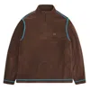 Rains Men's Frame Addis Fleece Half Zip Shirt
