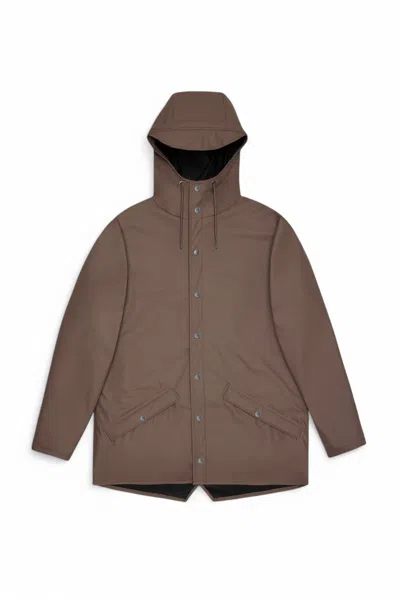Rains Men's Jacket  12010 110 Shade In Brown