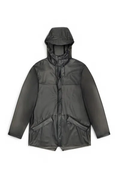 Rains Men's Jacket  12010 Mist In Black