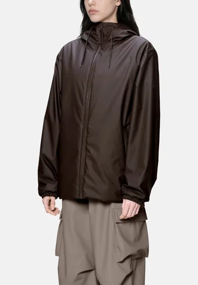 Rains Men's Jacket  15770 Bark In Brown