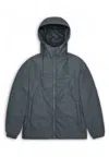 Rains Lohja Insulated Rain Jacket In Green